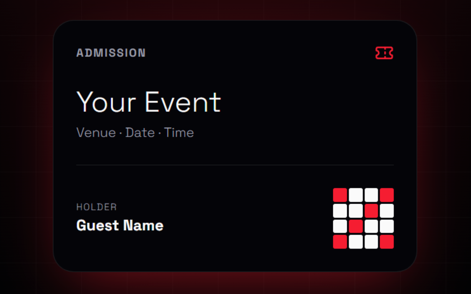 Badge template builder with grid, element blocks, and editor controls